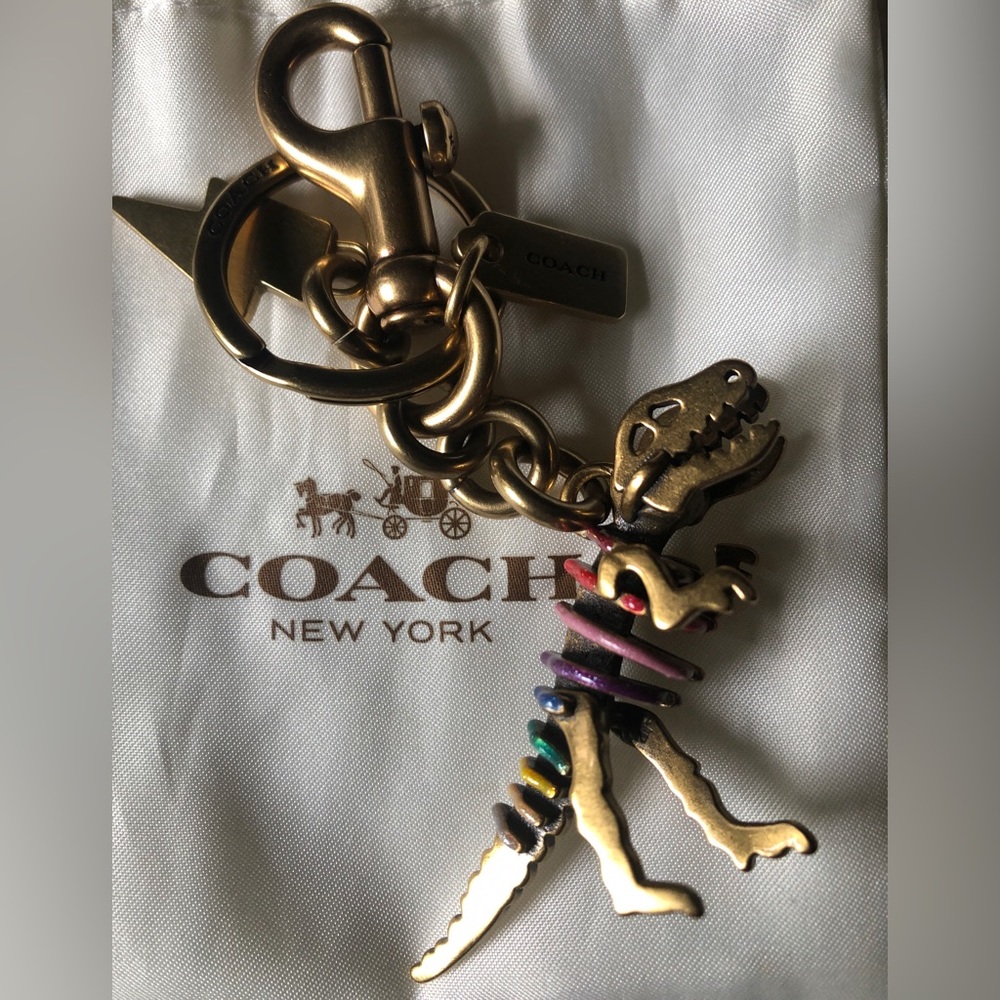 🦖RARE/HTF Coach Rexy Bag Charm/Keyfob